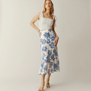 Reformation Roma Skirt in Celestia